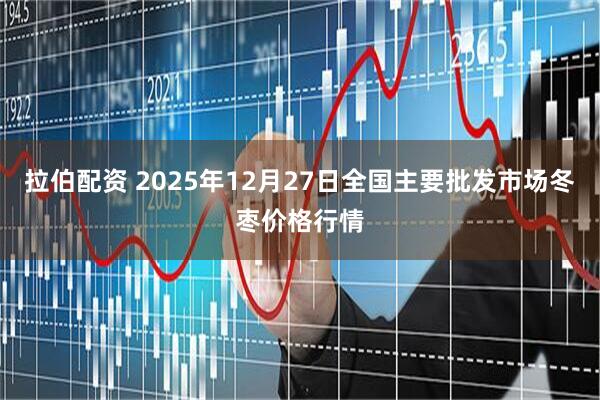 拉伯配资 2025年12月27日全国主要批发市场冬枣价格行情