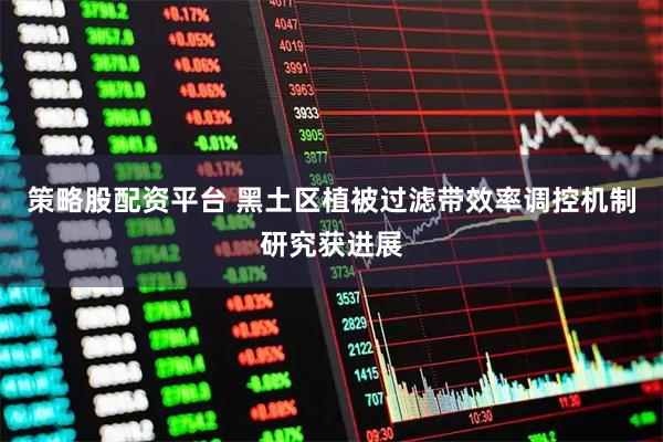 策略股配资平台 黑土区植被过滤带效率调控机制研究获进展