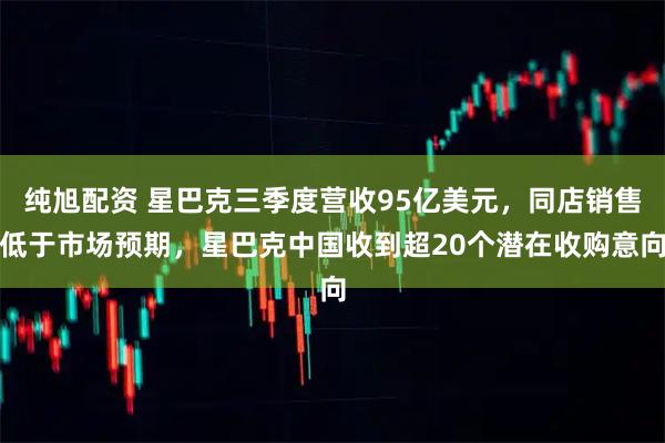 纯旭配资 星巴克三季度营收95亿美元，同店销售低于市场预期，星巴克中国收到超20个潜在收购意向